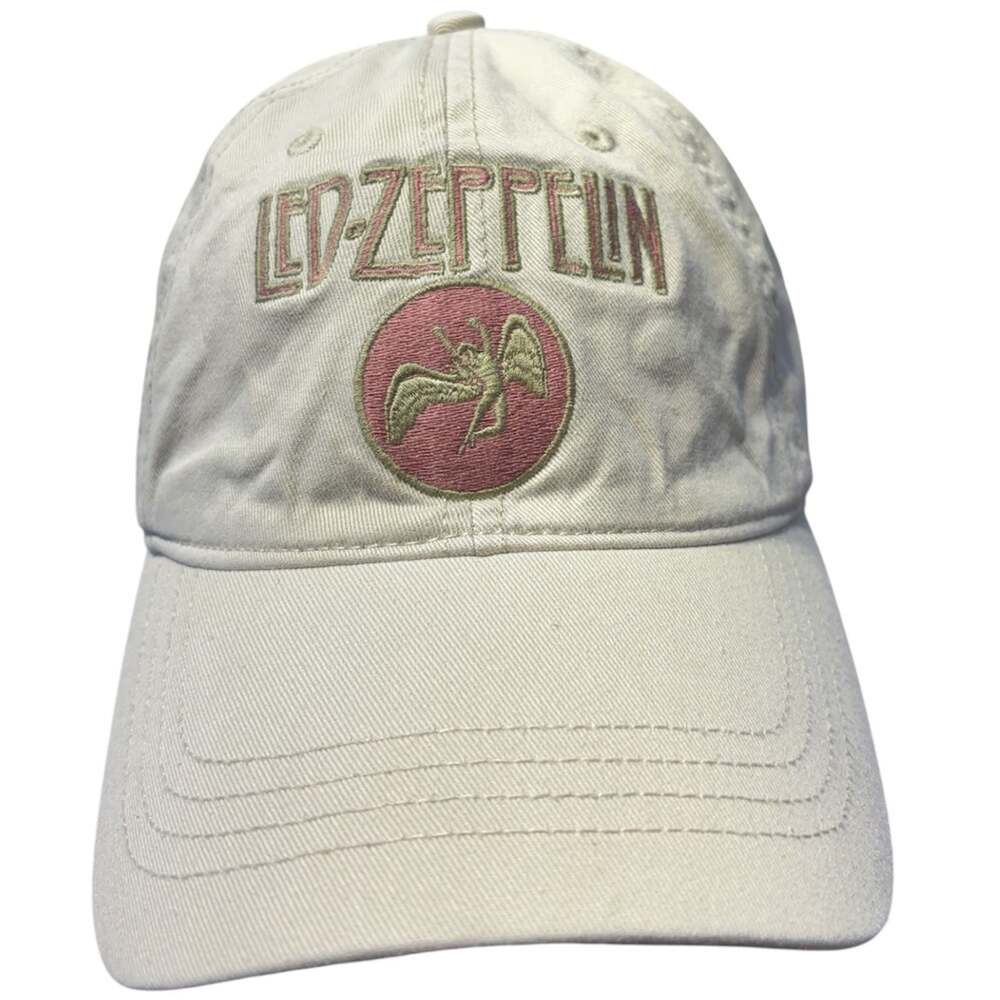 American Eagle Led Zeppelin Beige Dad Cap Baseball Hat